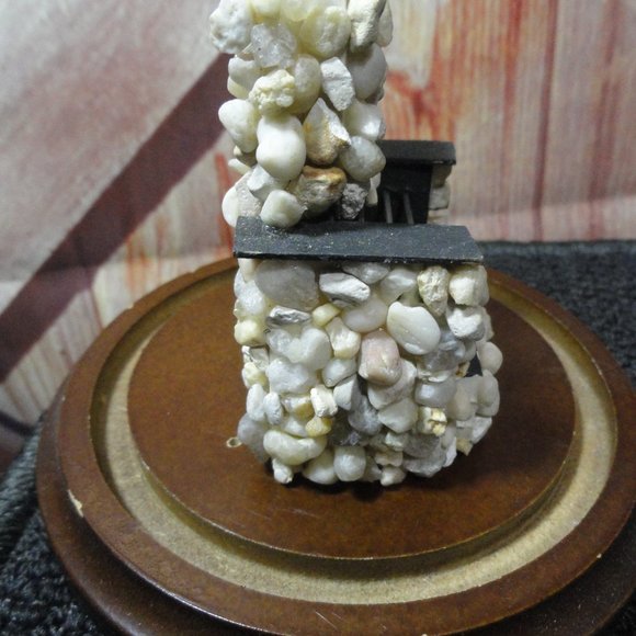 Doll House Mini Stone Grill Fire place,~Hand made? 3" tall, Cool look - Picture 5 of 6